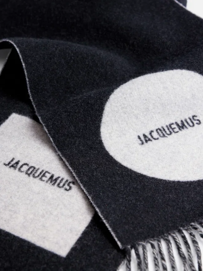 The Rond Carré scarf Jacquard logo scarf The Rond Carré scarf Jacquard logo scarf