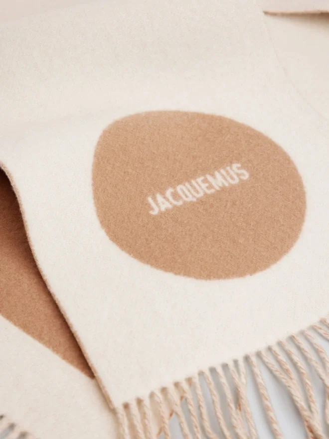 The Rond Carré scarf Jacquard logo scarf The Rond Carré scarf Jacquard logo scarf