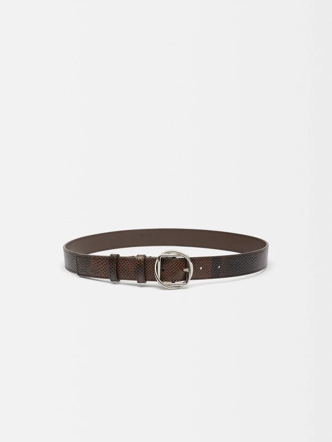 The Salon belt Rond-Carré buckle belt The Salon belt Rond-Carré buckle belt
