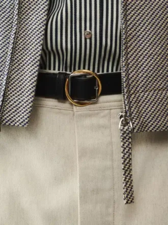 The Salon belt Rond-Carré buckle belt