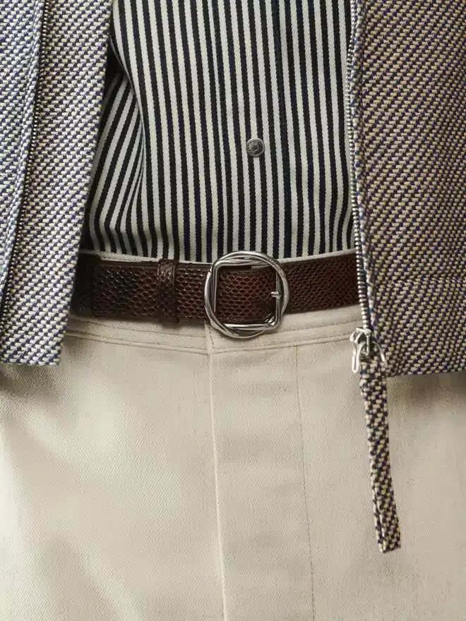 The Salon belt Rond-Carré buckle belt The Salon belt Rond-Carré buckle belt