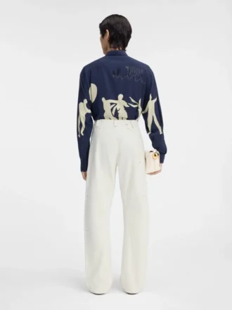 The Scala de-Nîmes denim pants Curved jeans