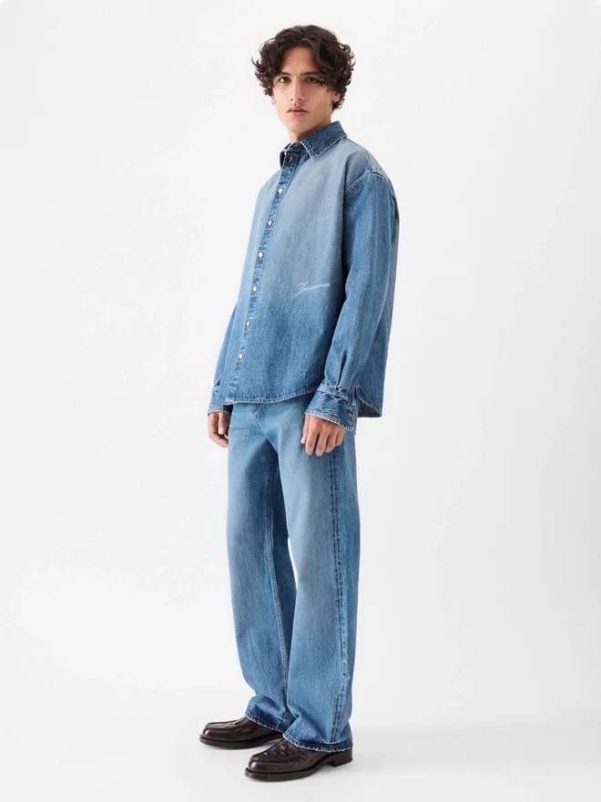 The Simon de-Nîmes denim shirt Straight denim shirt The Simon de-Nîmes denim shirt Straight denim shirt