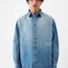 The Simon de-Nîmes denim shirt Straight denim shirt The Simon de-Nîmes denim shirt Straight denim shirt