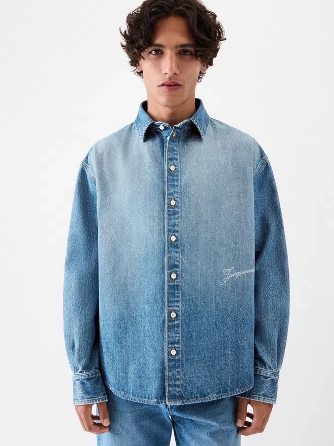 The Simon de-Nîmes denim shirt Straight denim shirt The Simon de-Nîmes denim shirt Straight denim shirt
