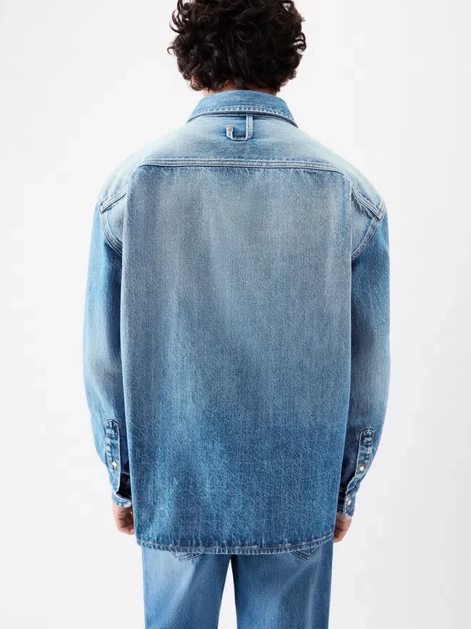 The Simon de-Nîmes denim shirt Straight denim shirt The Simon de-Nîmes denim shirt Straight denim shirt