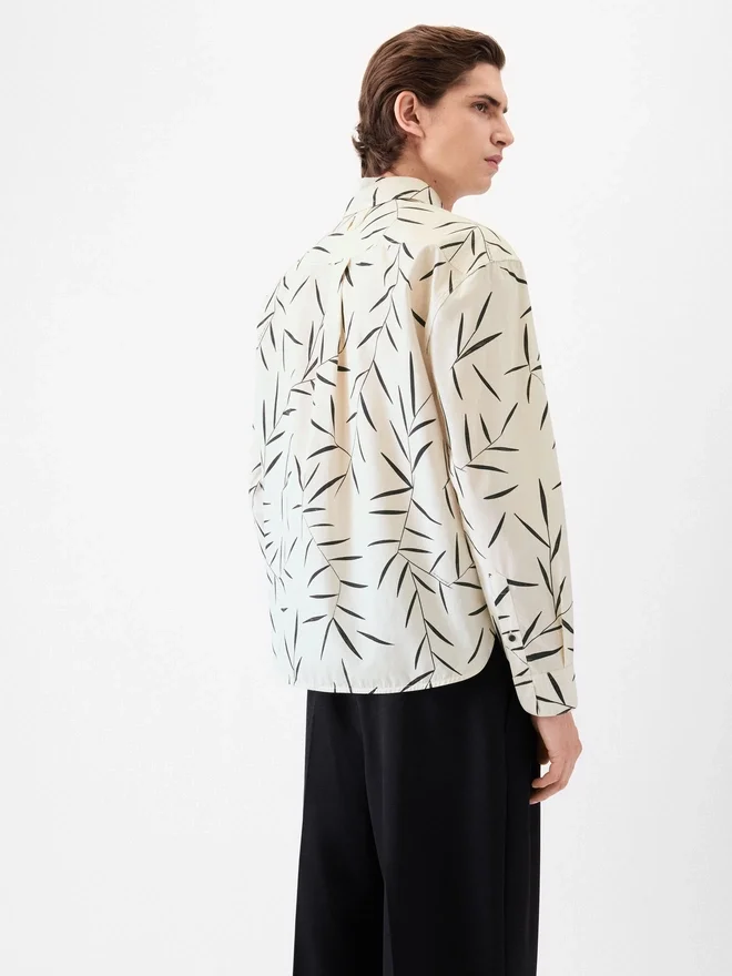 The Simon long-sleeve shirt Foliage print shirt The Simon long-sleeve shirt Foliage print shirt