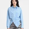 The Simon shirt Striped jacquard shirt
