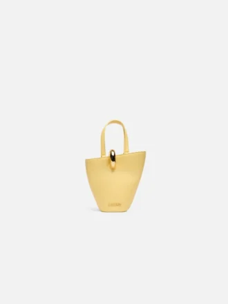 The small Bambola Asymmetric mini bucket bag