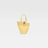 The small Bambola Asymmetric mini bucket bag