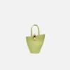 The small Bambola Small asymmetric bucket bag