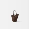 The small Bambola Small asymmetric bucket bag