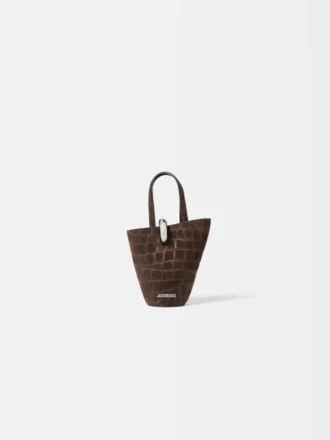 The small Bambola Small asymmetric bucket bag