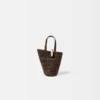 The small Bambola Small asymmetric bucket bag