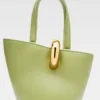 The small Bambola Small asymmetric bucket bag