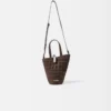The small Bambola Small asymmetric bucket bag