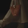 The small Bambola Small asymmetric bucket bag