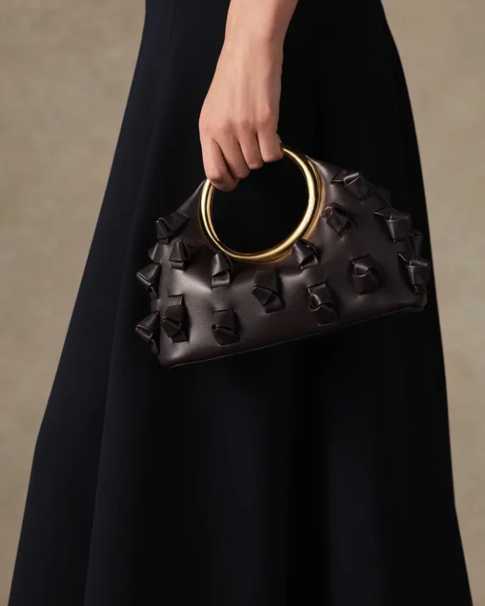 The small Calino with knots Mini ring handbag