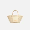The small Soli basket Mini beach basket bag
