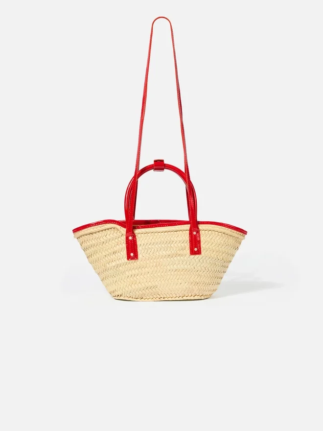 The small Soli basket Mini beach basket bag The small Soli basket Mini beach basket bag