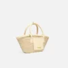 The small Soli basket Mini beach basket bag