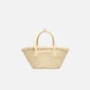 The small Soli basket Mini beach basket bag