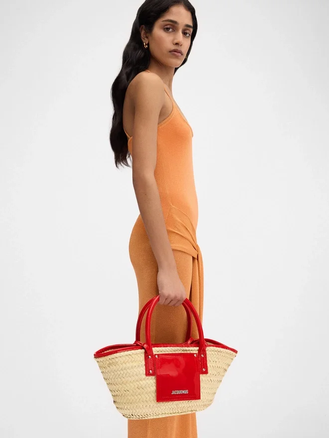 The small Soli basket Mini beach basket bag The small Soli basket Mini beach basket bag