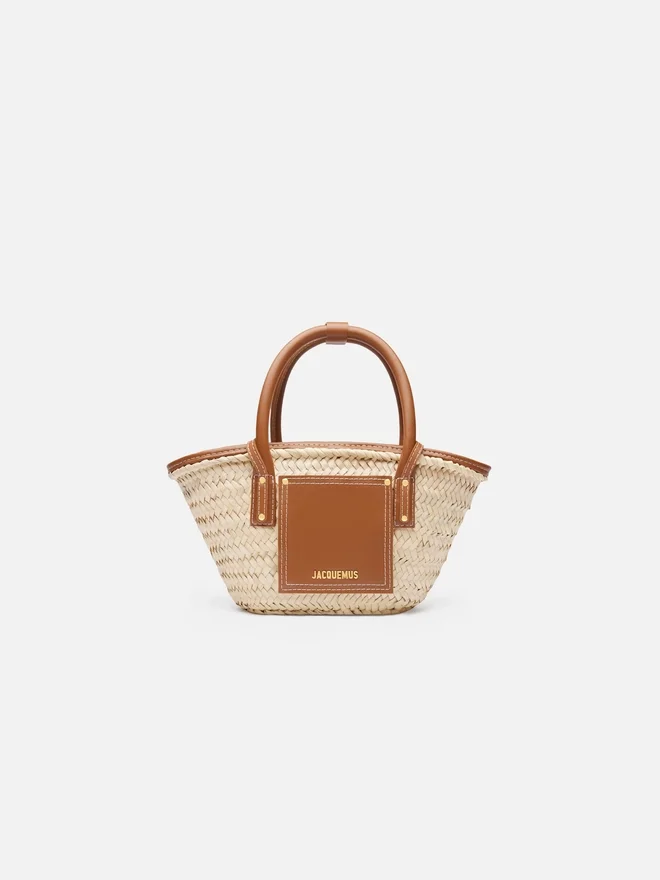The small Soli basket Raphia beach basket bag The small Soli basket Raphia beach basket bag