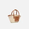 The small Soli basket Raphia beach basket bag The small Soli basket Raphia beach basket bag