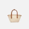 The small Soli basket Raphia beach basket bag The small Soli basket Raphia beach basket bag