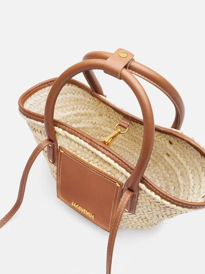 The small Soli basket Raphia beach basket bag The small Soli basket Raphia beach basket bag