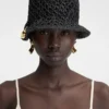 The Spiaggia bucket hat Raffia charm bucket hat The Spiaggia bucket hat Raffia charm bucket hat