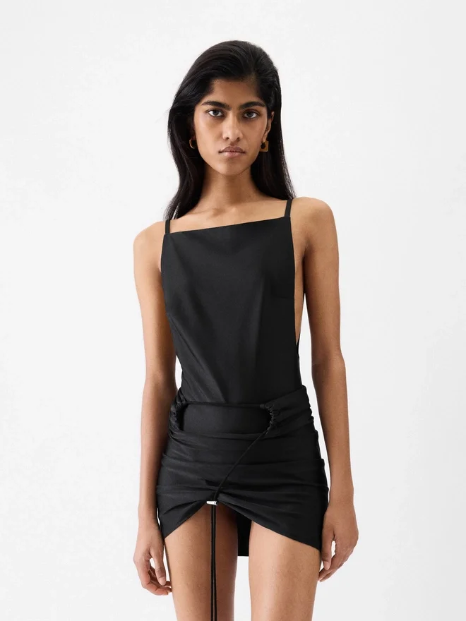 The Spiaggia dress Square-neck dress with built-in bodysuit The Spiaggia dress Square-neck dress with built-in bodysuit