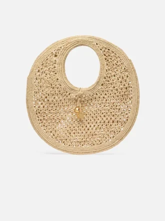 The Spiaggia round bag Raffia circle bag