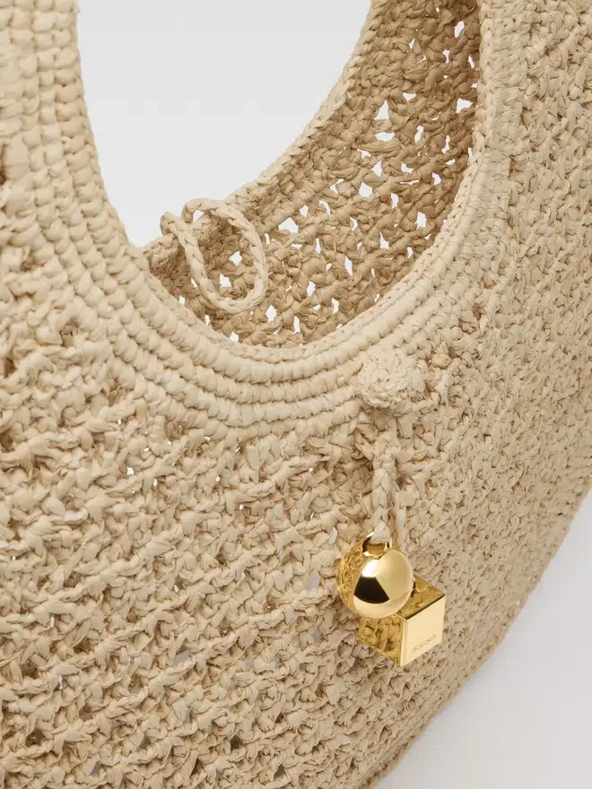 The Spiaggia round bag Raffia circle bag The Spiaggia round bag Raffia circle bag