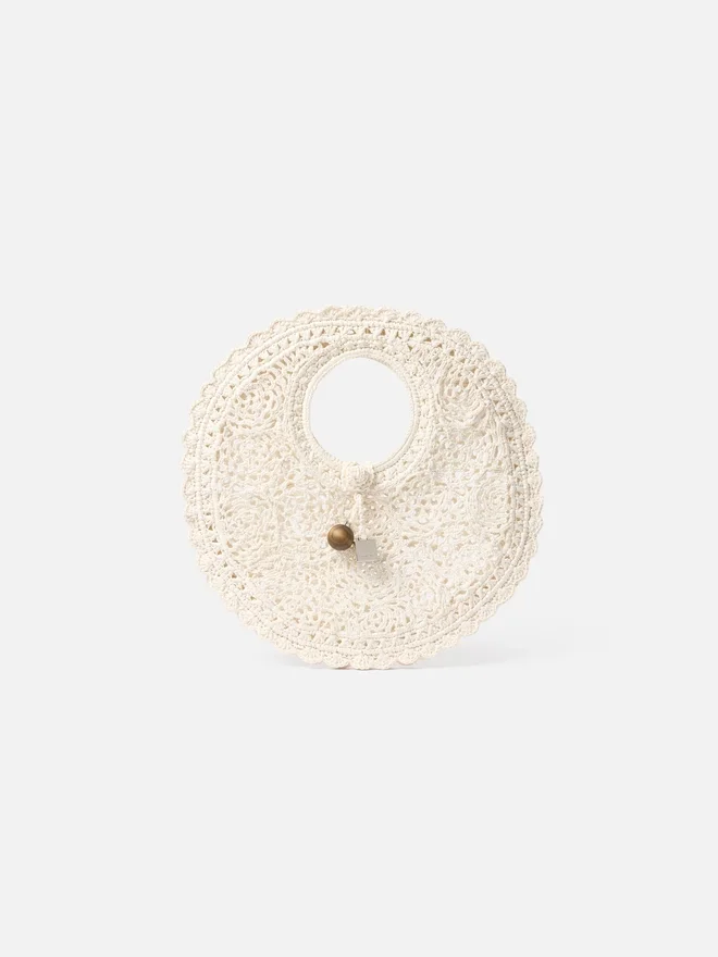 The Spiaggia small round bag Small lace circle bag The Spiaggia small round bag Small lace circle bag