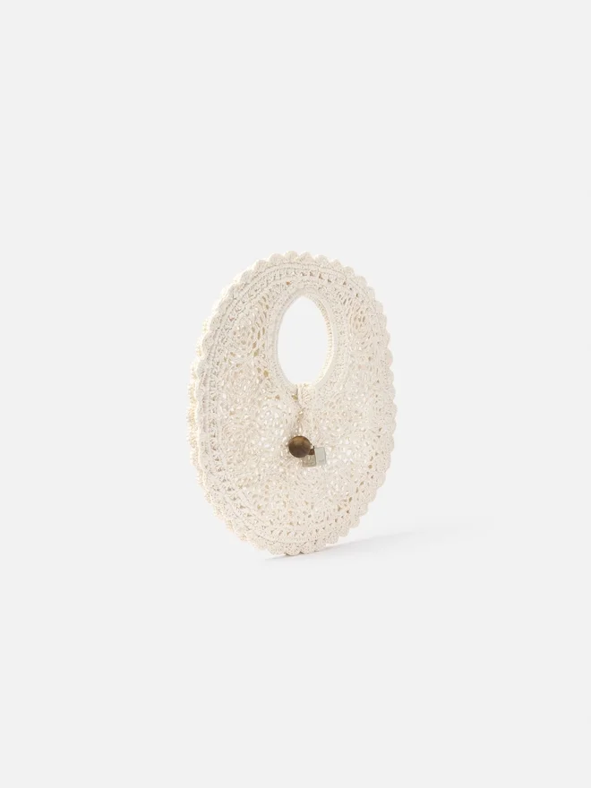 The Spiaggia small round bag Small lace circle bag The Spiaggia small round bag Small lace circle bag