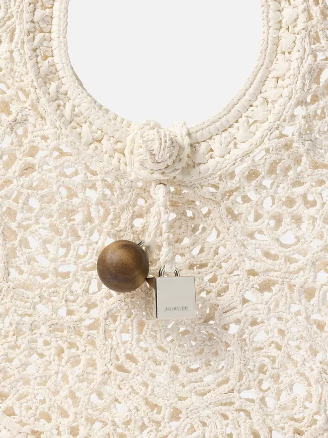 The Spiaggia small round bag Small lace circle bag The Spiaggia small round bag Small lace circle bag