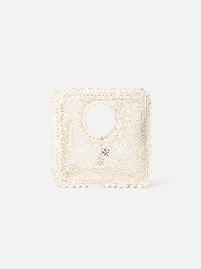 The Spiaggia small square bag Small lace square bag The Spiaggia small square bag Small lace square bag