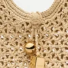 The Spiaggia small square bag Small square raffia bag