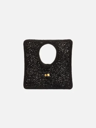 The Spiaggia square bag Raffia square bag