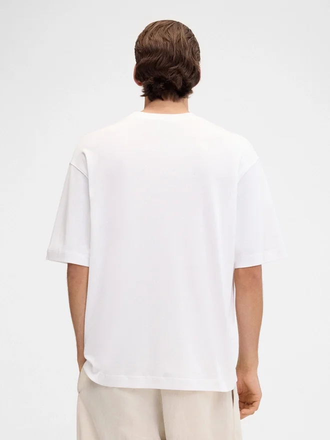 The Stazione t-shirt Logo patch t-shirt The Stazione t-shirt Logo patch t-shirt