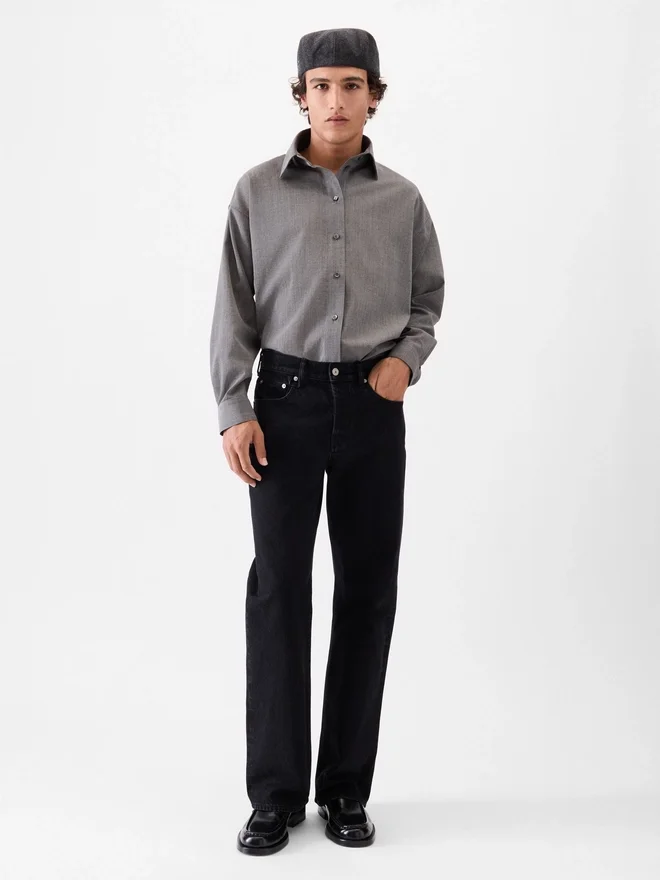 The straight de-Nîmes denim pants Straight leg jeans The straight de-Nîmes denim pants Straight leg jeans
