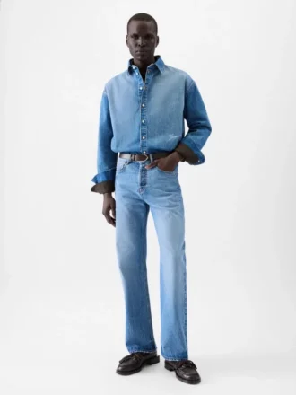The straight de-Nîmes denim pants Straight leg jeans