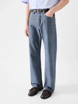 The straight de-Nîmes denim pants Straight-leg jeans