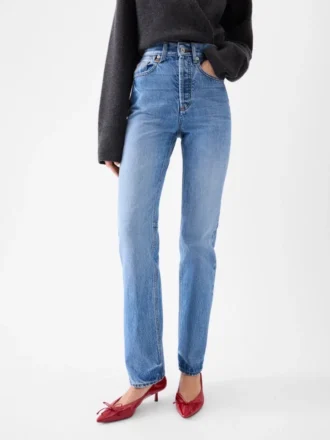 The straight de-Nîmes denim pants Straight-leg jeans