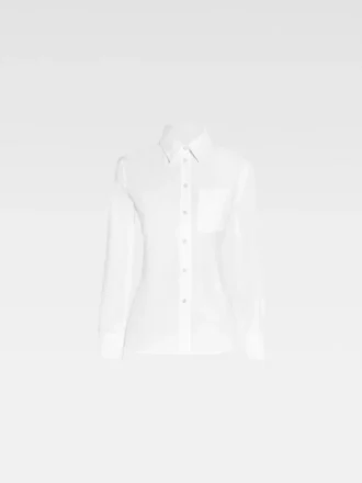 The suit shirt Fitted backless shirt