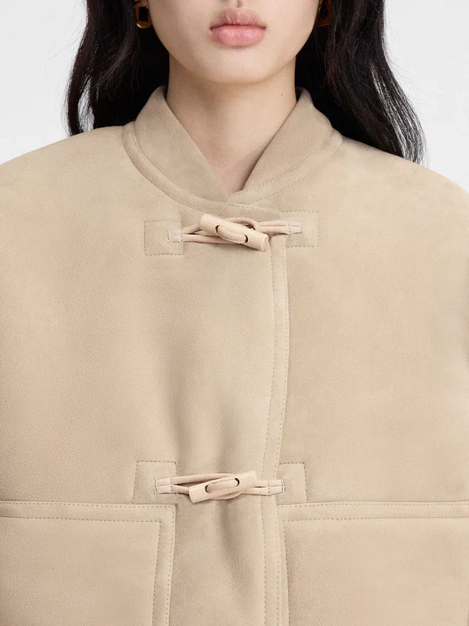The Telo jacket Cropped shearling jacket The Telo jacket Cropped shearling jacket