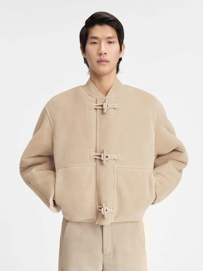 The Telo jacket Cropped shearling jacket The Telo jacket Cropped shearling jacket