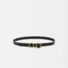 The thin Regalo belt Circle and square thin buckle belt